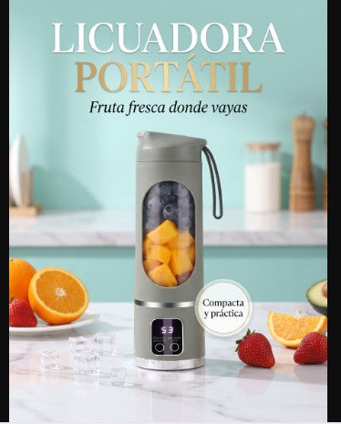 Portable Blender Cup Electric USB Juicer Portable Milkshake and Fruit Juicer 460Ml 12 Blade Mini Blender